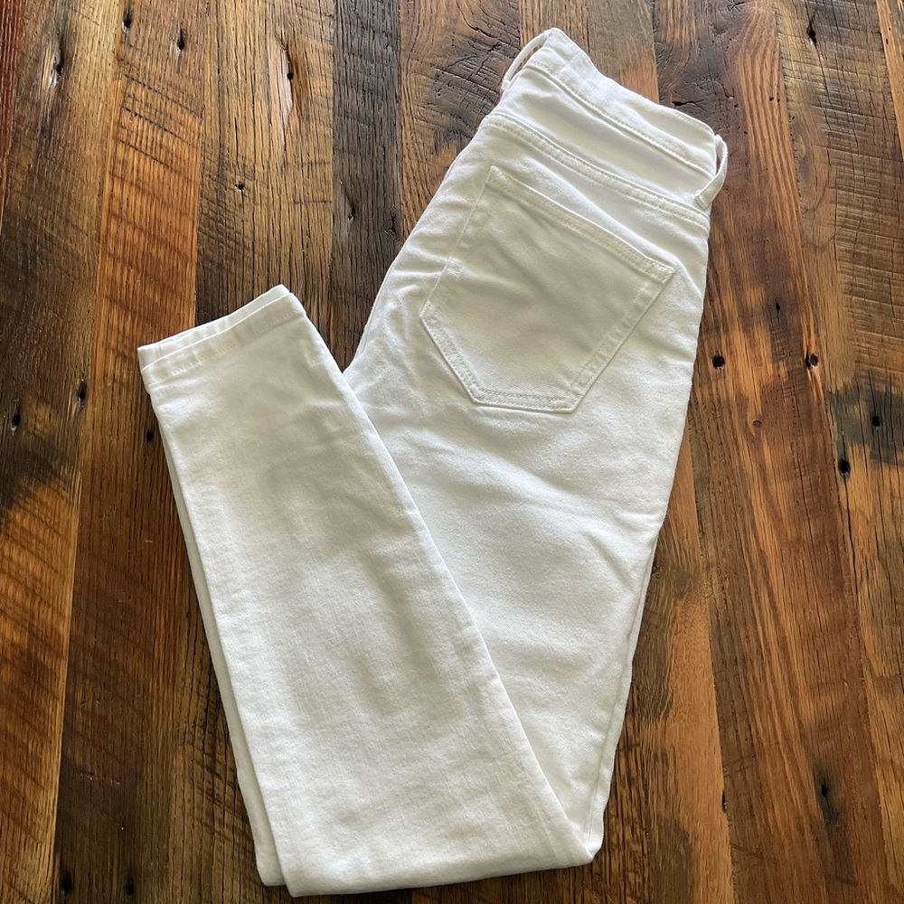 Everlane White (bone) High-waisted original skinny jeans